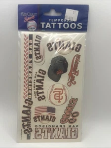 New Old Stock San Francisco Giants Temporäre Tattoos UVP 4,99 $ - Bild 1 von 2