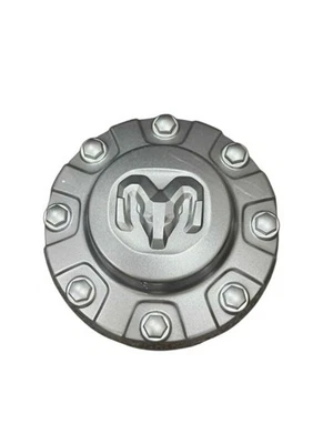 Dodge RAM 3500 Dually (2019-2024) OEM FRONT SILVER CENTER CAP 6QC38TRMAB - Image 1 of 3