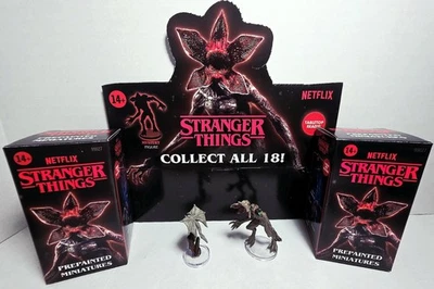 NUEVO 2025 Stranger Things miniaturas prepintadas CHASE RARO DEMOGORGON Y DEMOBAT Foto 1 de 3