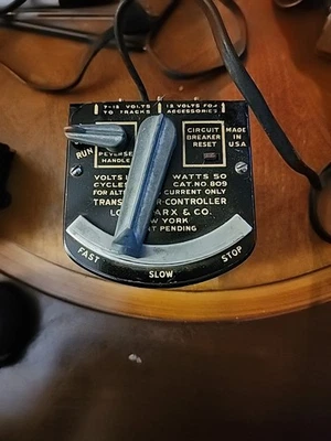 Louis Marx & Co. #809 Vintage AC Model Train Transformer 50 Watts Made In USA - Image 1 of 4
