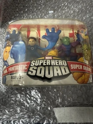 Marvel Super Hero Squad MR. FANTÁSTICO N más! 3 CAJAS PRECINTADAS (Dañadas) Foto 1 de 4
