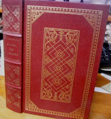 Moliere Comedies -Frame Translation - Franklin Library - 1985 - Gilt Edged Pages Foto 1 de 4