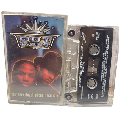 OutKast : Southernplayalisticadillacmuzik (Cassette Tape 1994 BMG LaFace) *VG* - Image 1 of 4