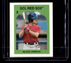 2021 Topps Heritage #72TVS-2 Blaze Jordan Mini - Bild 1 von 2