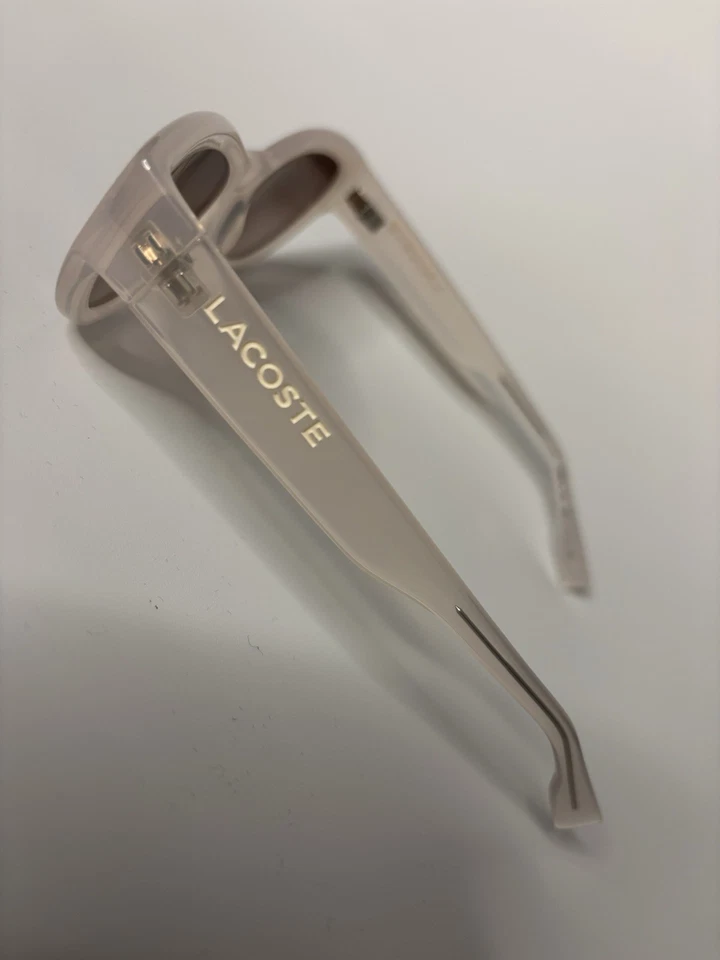 Gafas de sol Lacoste transparentes/rosas para mujer NUEVAS AUTÉNTICAS Foto 1 de 4