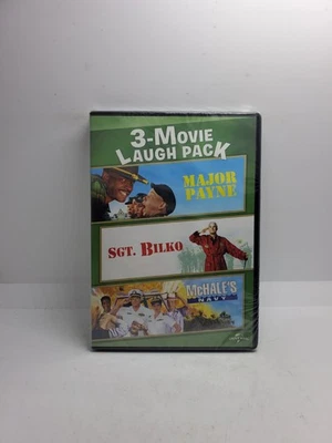 Major Payne / Sgt. Bilko / McHale's Navy 3 Movie Laugh Pack DVD *NEW* Foto 1 de 2