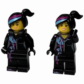 LOT OF 2 - NEW LEGO MOVIE WYLDSTYLE MINIFIG 70819 71200 lucy wyld wild style 