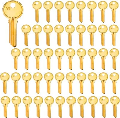 50 PACK 5YA1 KEY BLANKS FOR LOCKSMITH FITS Y1 KEY SET BRASS FINISH Y1 KEY BLANK - Image 1 of 4