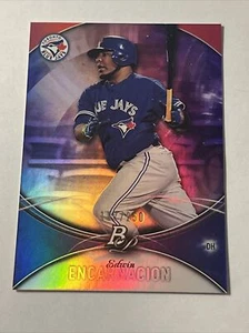 2016 Bowman Platinum Purple #73 Edwin Encarnacion /250 Toronto Blue Jays - Picture 1 of 2