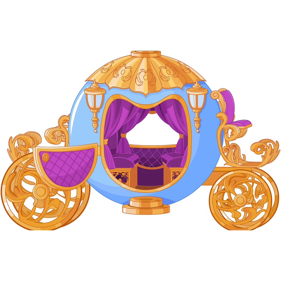 SS11179 Cuento de Hadas Cenicienta Carro Soporte en Cartón Recortado Standee St Foto 1 de 1