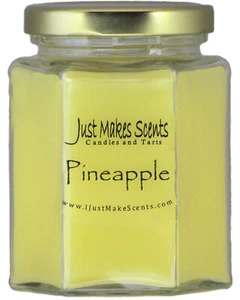Ananas Kerze Neu Hexagon Glas von Just Makes Scents - Bild 1 von 4