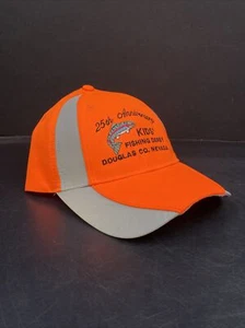 Cappello Bambini Pesca Derby Douglas County Nevada 25° Anniversario Sicurezza Orang Strap - Foto 1 di 9