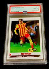 NEYMAR ROOKIE RARE 2014 Sports Illustrated Si for Kids JR BRAZIL POP 2 PSA 8