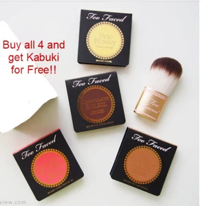 NIP Too Faced MIni Bronzers Pick 4 and Get a Free Kabuki Brush and free ship! - Picture 1 of 2