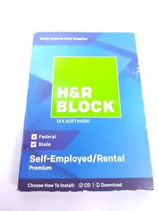 H&R Block Premium 2018 Self-Employed/Rental Property Owners Tax Software - Picture 1 of 5