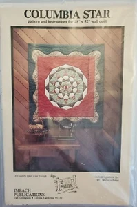 Imbach Publications Country Quilt Line Design ~ Columbia Star 46" Wanddecke - Bild 1 von 2