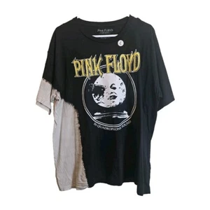 T-shirt uomo Pink Floyd In Quadrophonic Sound nera tinta unita taglia large - Foto 1 di 3