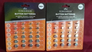 48 piezas Reloj pequeño baterías electrónicas con botones (2 paquetes de 24) - Imagen 1 de 12