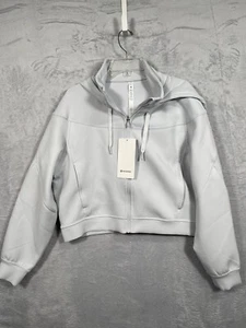 NWT Lululemon Rogue Renegade Zip Hoodie ~SIZE: 12 Alpine White - Picture 1 of 7