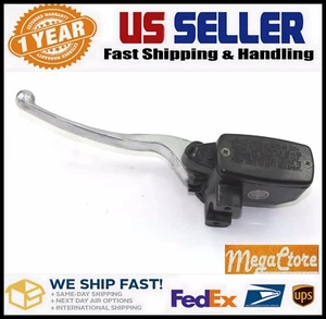 Hydraulic Clutch Master Cylinder with Lever Honda Yamaha Suzuki Kawasaki 7/8 BLK - Picture 1 of 3