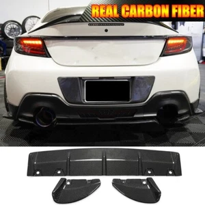 Fits Toyota GR86 Subaru BRZ 2022-2023 REAL CARBON Rear Bumper Diffuser Splitters - Bild 1 von 13