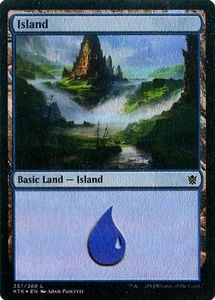 MTG - Khans of Tarkir - Island #257 - Foil - Various conditions - Picture 1 of 1