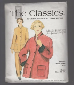 THE CLASSICS pattern 104 casual jacket SZ XS S M L XL XXL uncut - Foto 1 di 2