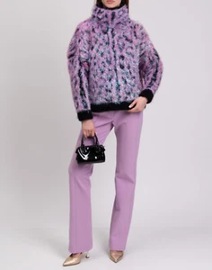 PVP € 1950 DOLCE & GABBANA Jersey difuso IT36 US0 UK4 XXS mezcla de lana mohair de angora - Imagen 1 de 8