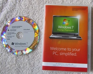 Microsoft Windows 7 Home Premium 64-Bit DVD mit Product Key - Vollständige Installation - Bild 1 von 4