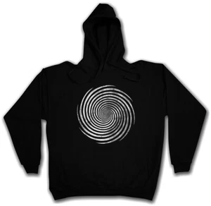 HYPNO SPIRAL I HOODIE KAPUZENPULLOVER Spiral Labyrinth Mystic Hypnotic Circle - Picture 1 of 1