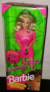 Vintage Barbie Ohrring Magic Doll 1992 Mattel 7014 blond rosa - Neu im Karton - Bild 1 von 8
