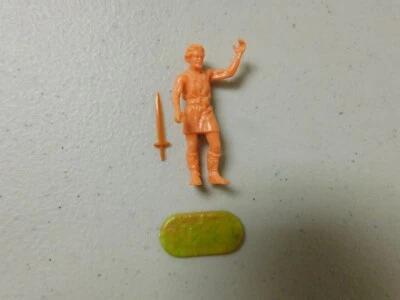 Elastolin 40 mm sin pintar medieval normando señas gato # 8839 RARO Foto 1 de 3