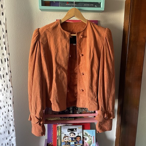 Giacca di pelle Fendi vintage anni 80 taglia 12