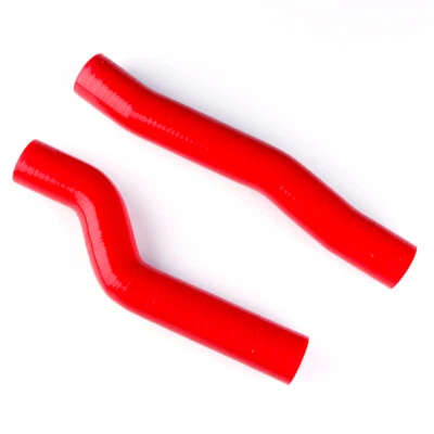 For Hyundai Genesis Coupe Turbo 2010-2014 Silicone Intake Pipe Radiator Hose Red - Image 1 of 4