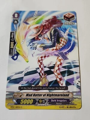 Cardfight!! Vanguard Mad Hatter of Nightmareland BT07/089EN C CFV NM - Image 1 of 4