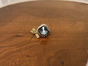 Vintage Dante Tie Tack Blue Rivoli - Picture 1 of 2