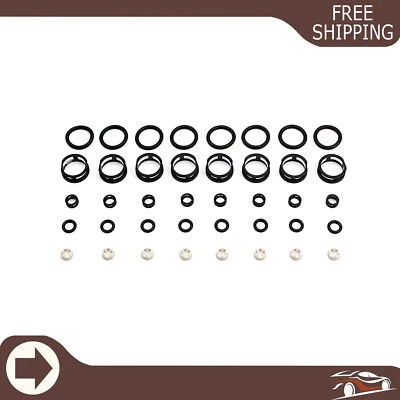 8 Set Fuel Injector Repair Seal Kit For 1997-2001 Infiniti Q45 4.1L 4130CC FJ369 - Image 1 of 4