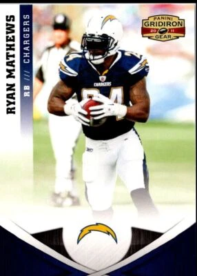 2011 Panini Gridiron Gear Ryan Mathews San Diego Chargers #61 - Image 1 of 2
