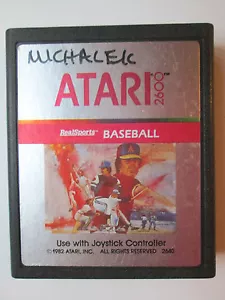 RealSports Baseball (Atari 2600, 1988) nur Cartridge (NTSC/US/CA) - Bild 1 von 3