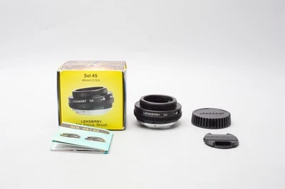 *Mint* Lensbaby Sol 45mm f/3.5 Tilt Focus Shoot Lens, For Canon EF Mount, Boxed - Image 1 of 4