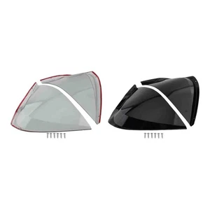 2Pcs Motorcycle Leg Wind Guards Windscreen Easy Installation Motorbike - Picture 1 of 15