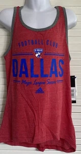 Camiseta sin mangas Adidas MLS FC Dallas para niña, pequeña (7/8), triple mezcla - Imagen 1 de 3