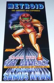 Metroid Poster - Nintendo NES Game Boy GB (Nintendo Power) Samus
