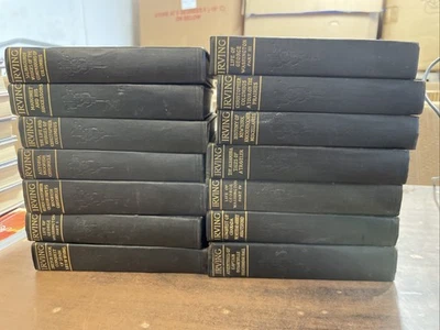 The Works of Washington Irving 14 Vol Set c1900 Co-Operative Publication Society Foto 1 de 4