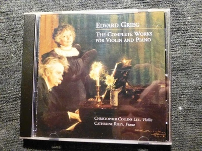 Edvard Grieg Complete Works CHRISTOPHER COLLINS LEE Violin CATHERINE RILEY Piano Foto 1 de 3