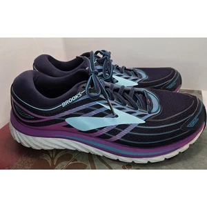 Brooks Mujer Glicerina 15 Azul Púrpura Zapatos para Correr Talla 12 D Tenis Cómodos - Imagen 1 de 10