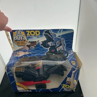 TONKA GOBOTS ZOD ENEMY ROBOT MONSTER FIGURE NEW IN BOX - Image 1 of 4