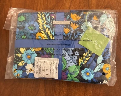 Vera Bradley Cosmetic Trio Makeup Bag Set Midnight Blues NWT Retired Travel - Image 1 of 3