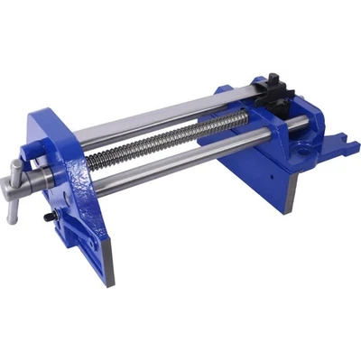 9-Inch Heavy-Duty Cast Iron Woodworking Vise with Quick Release Lever - - Image 1 of 4