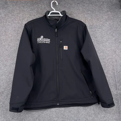 Carhartt Jacket Mens 2XL Black Crowley Softshell Full Zip Workwear Outdoors - Image 1 of 4